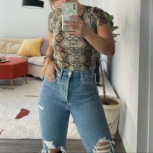 Snakeskin tee